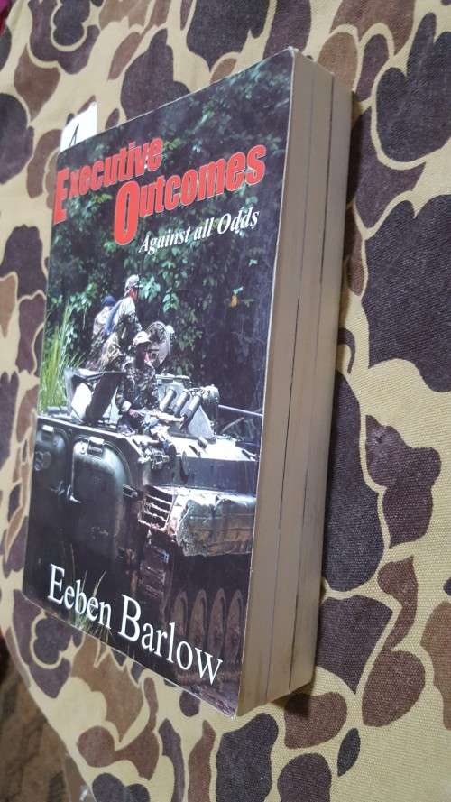 signed 1st ed Executive Outcomes - Eeben Barlow (original publication in soft cover 2007)