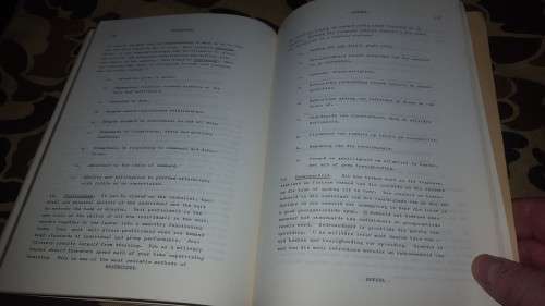 SADF era SA Army Military Leadership manual bi-lingual in Eng and Afr (very good used condition) A5