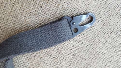 scarce SADF era used H&K G3 rifle strap (hardware clips in great condition) - unused and intact item