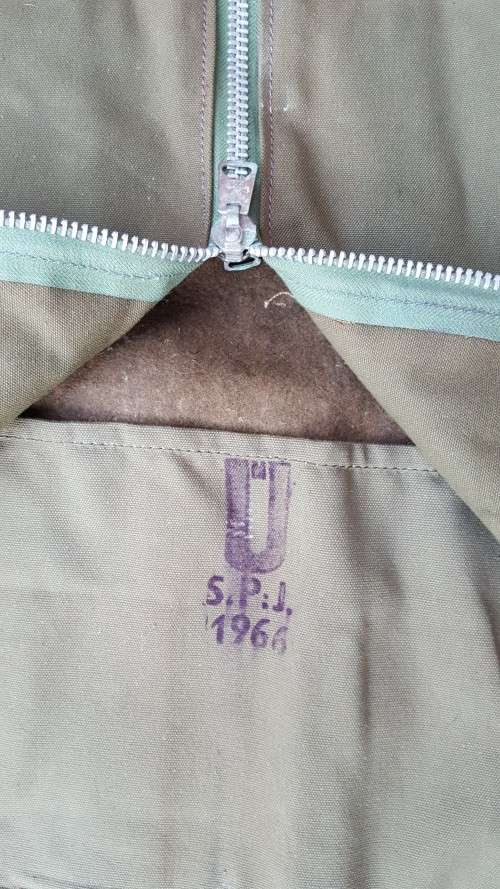 early UDF/SADF Officer's bed-roll sleeping cover - canvas and felt (original item) - scarce dd 1966