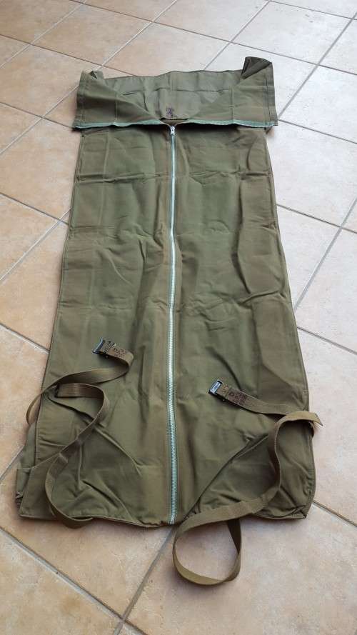 early UDF/SADF Officer's bed-roll sleeping cover - canvas and felt (original item) - scarce dd 1966