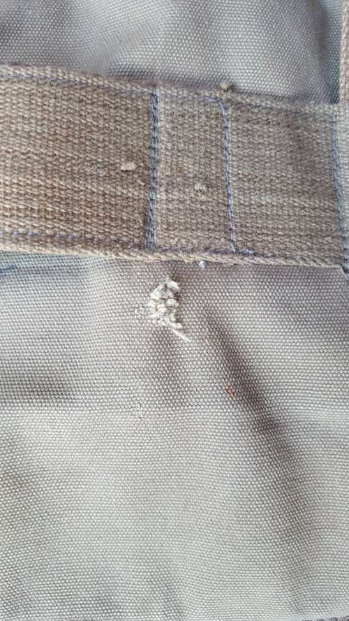 early UDF/SADF Officer's bed-roll sleeping cover - canvas and felt (original item) - scarce dd 1966