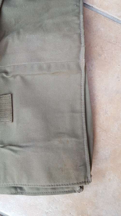 early UDF/SADF Officer's bed-roll sleeping cover - canvas and felt (original item) - scarce dd 1966