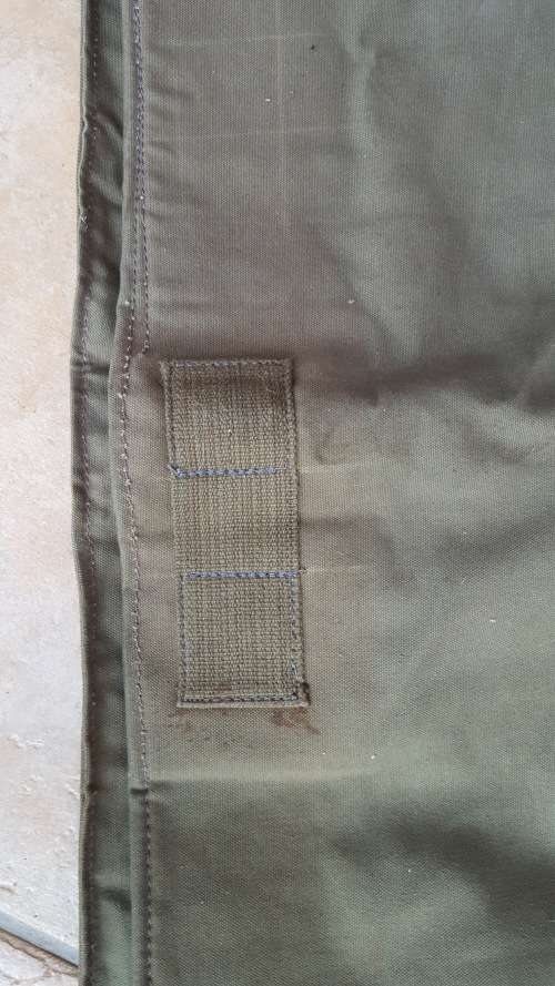 early UDF/SADF Officer's bed-roll sleeping cover - canvas and felt (original item) - scarce dd 1966