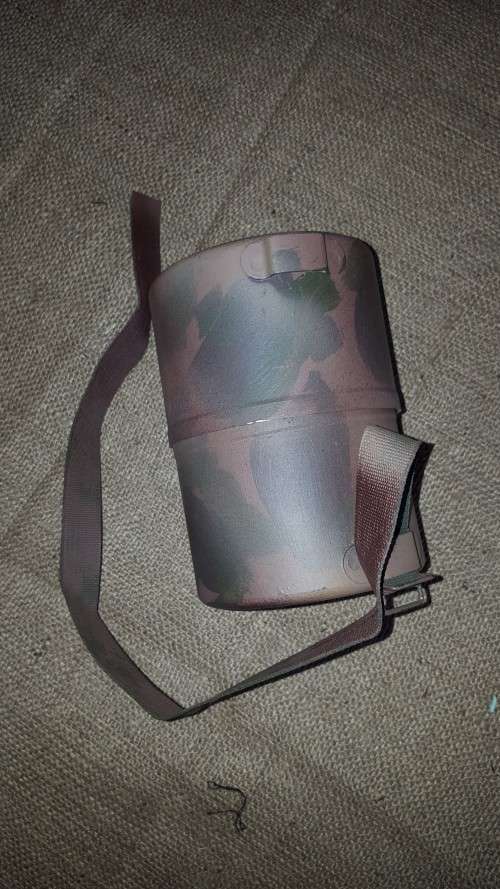 SA SF Recce used old Bluet Globetrotter stove & pots - hand camo'ed - working condition (empty gas)