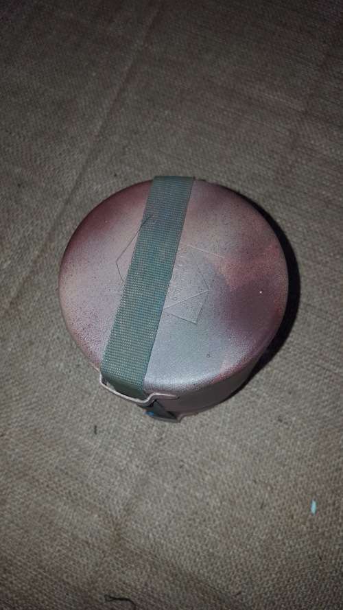 SA SF Recce used old Bluet Globetrotter stove & pots - hand camo'ed - working condition (empty gas)