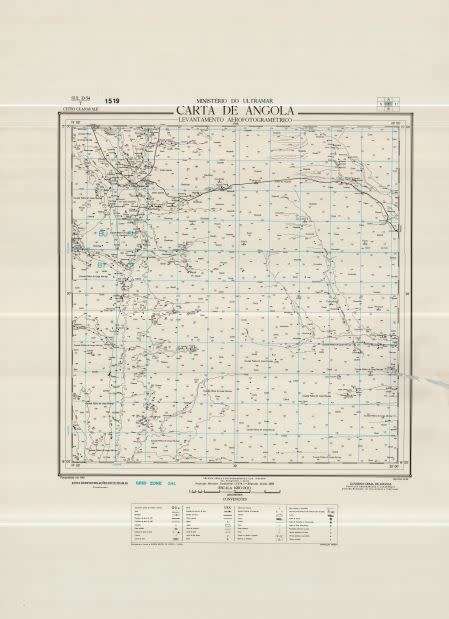 Digital download Angola Map Porra Army/SADF used - 1 Map @ 4,2Mb scanned PDF Cuito Cuanavale