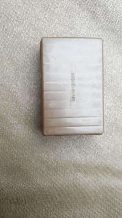 new SADF era issue nutria plastic soap dish (2 piece) - as issued to 100's of NSMs (NDPs) - unused