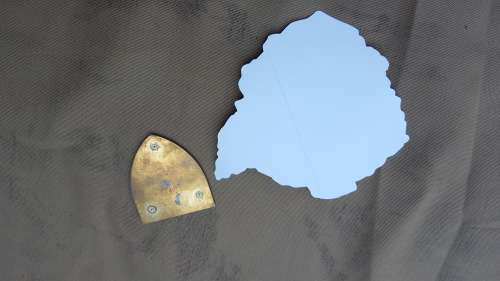 limited run Rhod country "outline" brushstroke camo sticker - see size vs. std SADF arm flash