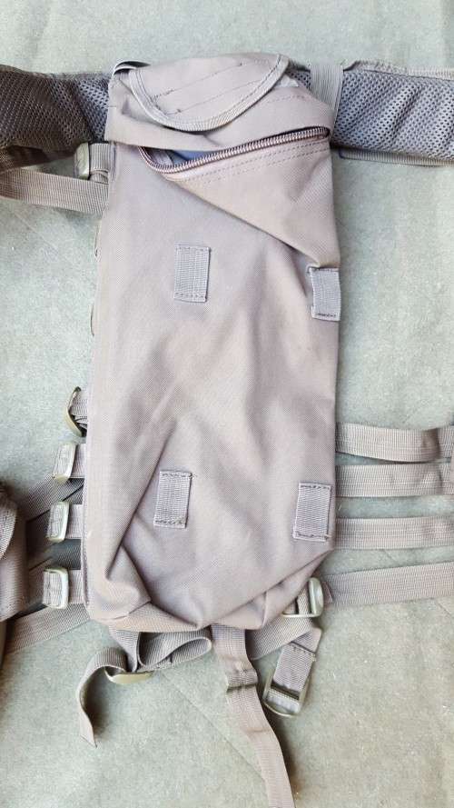 Commercial copy (in olive green) of SADF ra patt 83 type battle-jacket (made in Europe) - used