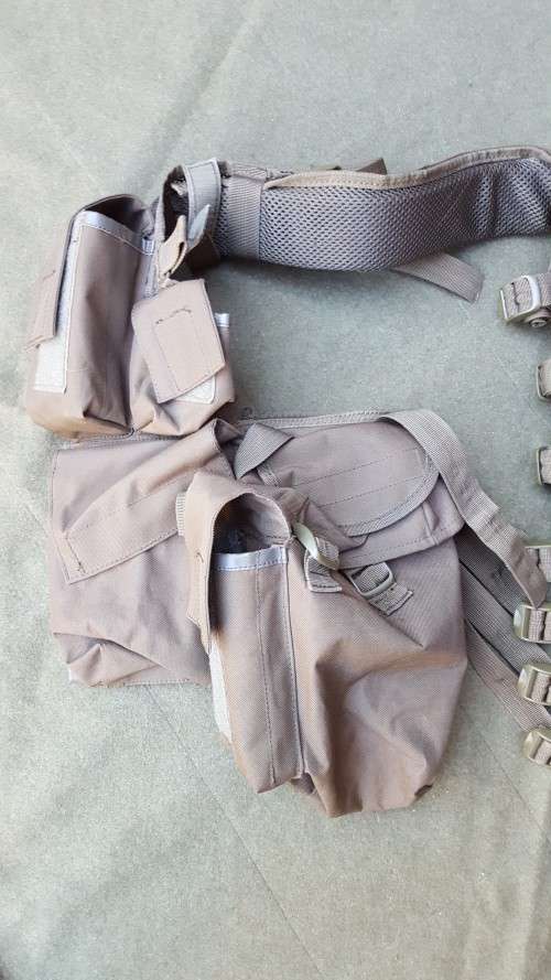 Commercial copy (in olive green) of SADF ra patt 83 type battle-jacket (made in Europe) - used