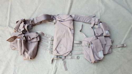 Commercial copy (in olive green) of SADF ra patt 83 type battle-jacket (made in Europe) - used