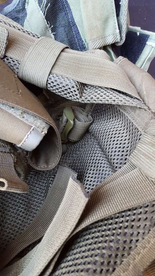 Commercial copy (in olive green) of SADF ra patt 83 type battle-jacket (made in Europe) - used