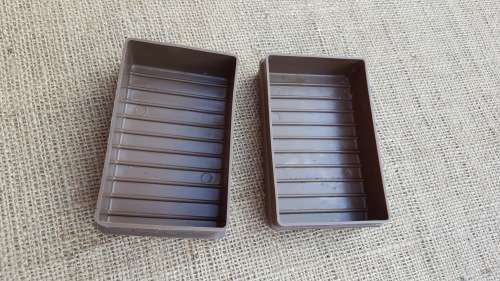 original SADF era nutria issue plastic soap-dish - new and unused - with SADF "18" NATO ICN number