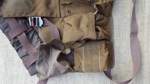 SADF era/period bateleur 90 Para Textcraft made nutria chest-webbing used & intact & clean condition