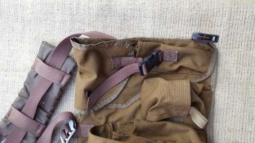 SADF era/period bateleur 90 Para Textcraft made nutria chest-webbing used & intact & clean condition