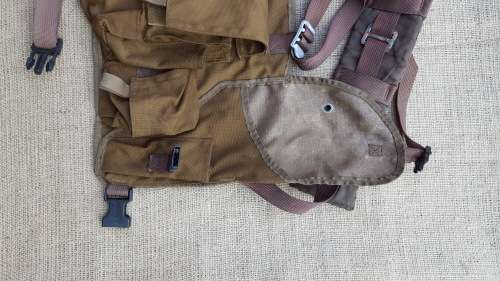 SADF era/period bateleur 90 Para Textcraft made nutria chest-webbing used & intact & clean condition