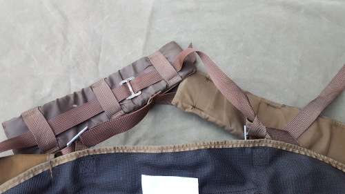 SADF era/period bateleur 90 Para Textcraft made nutria chest-webbing used & intact & clean condition