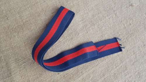 1m length of ex RSA homelands pre-1994 stable-belt belting narrow type "unidentified" - not SAEC