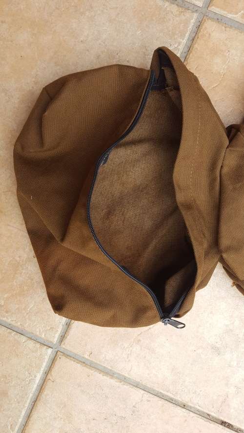 loose nutria early Patt 83 type 1 SWATF battle-jacket clip on/off rear pouch assembly zip intact