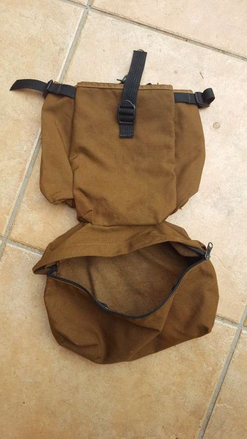 loose nutria early Patt 83 type 1 SWATF battle-jacket clip on/off rear pouch assembly zip intact
