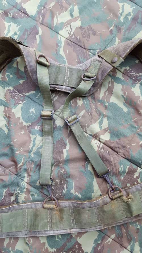 very scarce Recce/SA SF issue Niemoller style olive green patt 80 belt-kit yoke & felt-lined belt