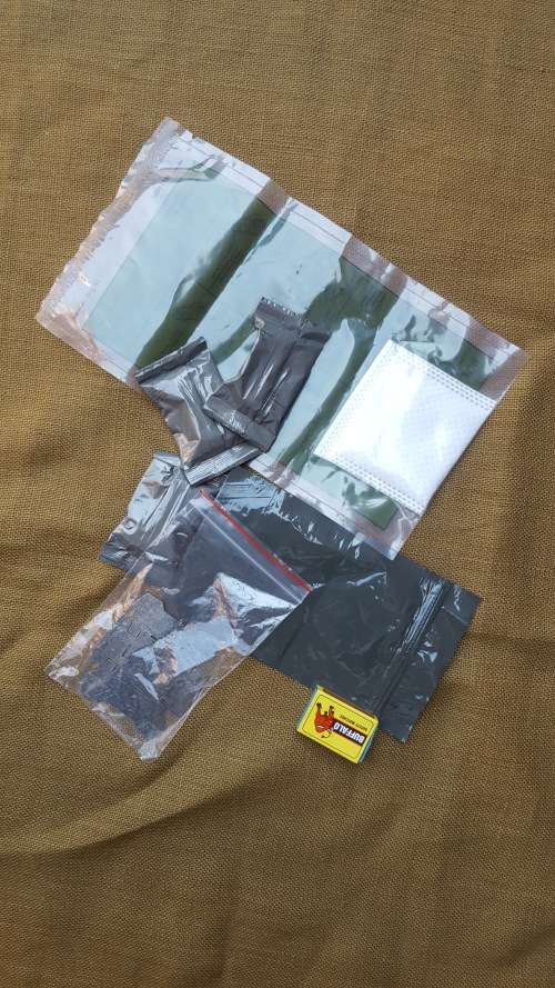 SHTF - RSA type RATPACK ration heating kit solid fuel and chemical flameless heater - stove incl.