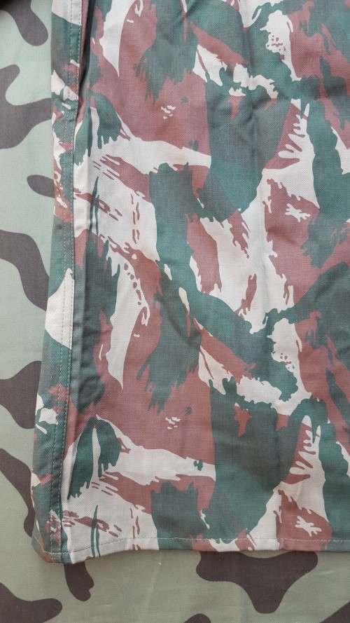 scarce Recce SA SF used copy "P" Zim ZDF lizard copy camo mint new unused l/s shirt size Lg