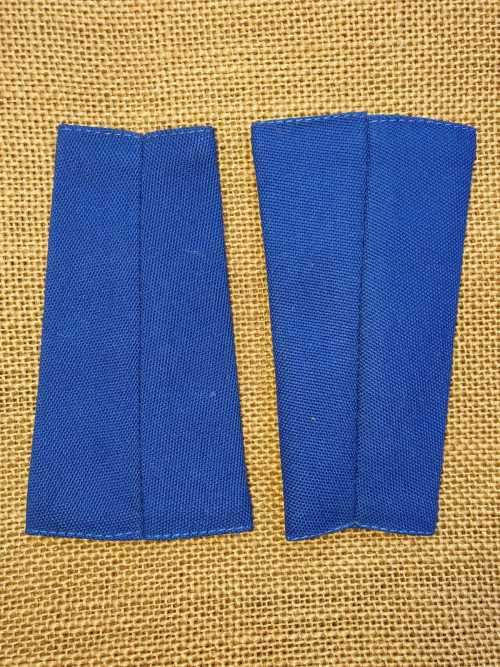 pre-1994 era SAP Brigadier ISU/ STF Brig field-dress blue officer's slide ranks - pair almost new