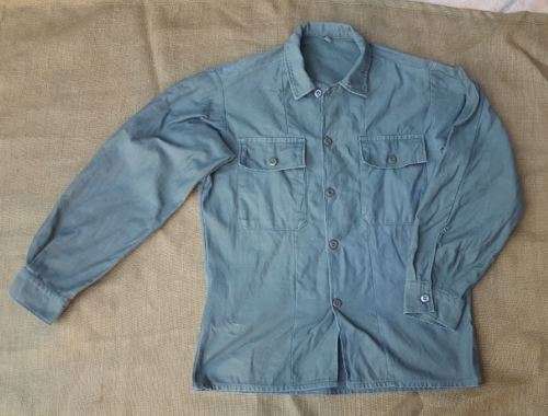 Very rare OP SAVANNAH l/s olive green field-dress SADF shirt worn circa 1975 the 1st I have ever see