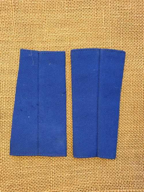 pre-1994 era SAP Colonel ISU/ riot unit field-dress blue officer's slide ranks - pair almost new