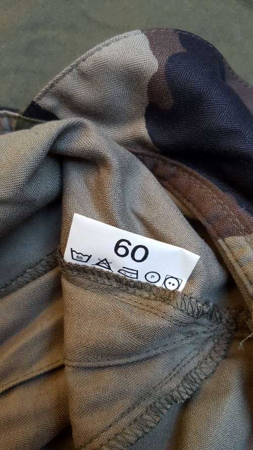 new unused French HBT CCE (Central Continental Europe) camo "bigeard" swallow-tail cap size 60