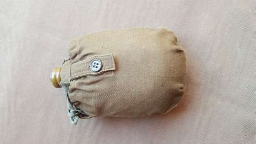 original USSR allu tropical khaki afghanka colour canteen and cover/ carrier - new and unuse dd 1980