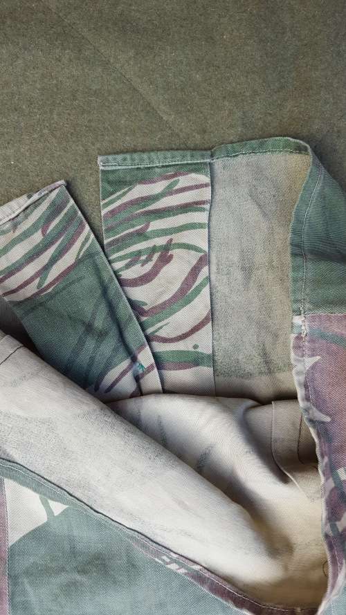 a lovely used & tailored small original Rhod camo l/s shirt no damage & 1 button (on cuff) missing