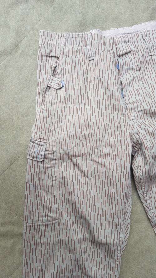 scarce Recce copy camo enemy cut Type "D" EG strichtarn falling rain camo pair of trousers mint unus