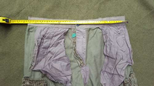 scarce Recce copy camo enemy cut Type "D" EG strichtarn falling rain camo pair of trousers mint unus