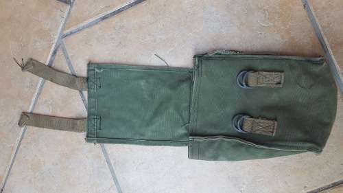rare find -very scarce Rhodesian double strap Fardays' pvt purchase pouch very good used condition