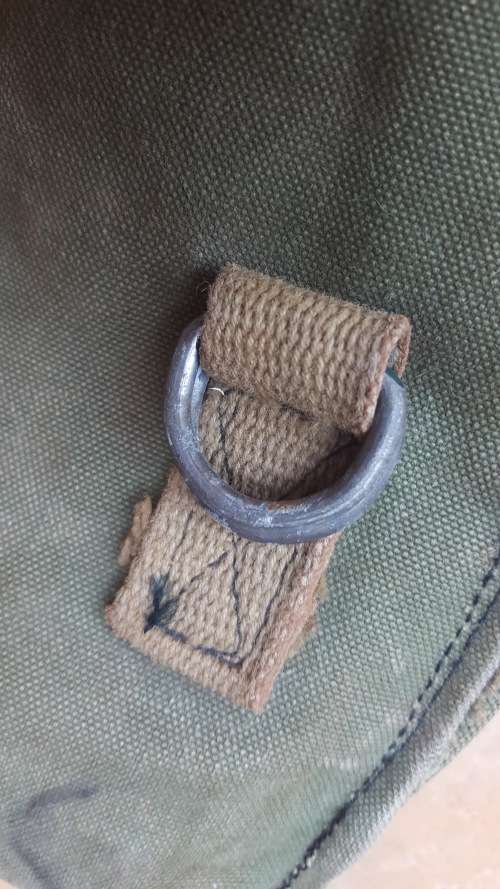rare find -very scarce Rhodesian double strap Fardays' pvt purchase pouch very good used condition