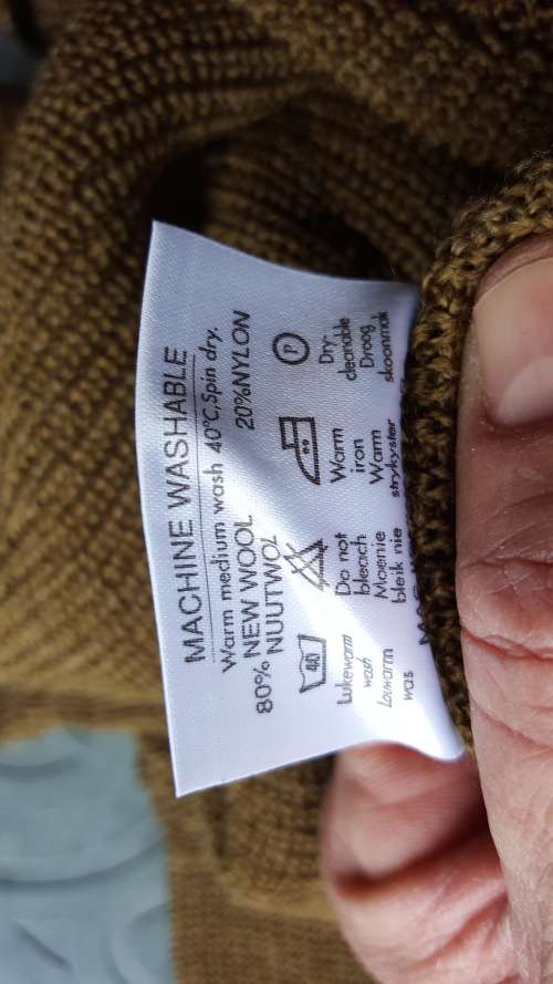 pre-94 Unused & Mint size XL (117cm) SAP era issue 80% wool jersey camo accents sealed - dated `91