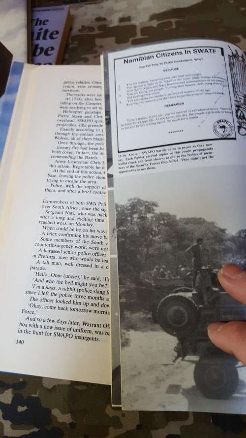 scarce 1st edition book titled "Nine days of War" by Peter Stiff - in VERY good & clean condition