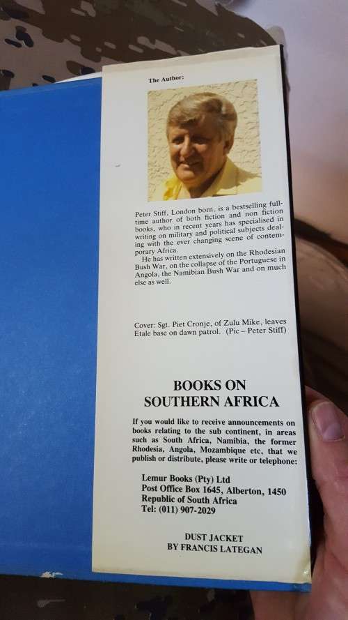 scarce 1st edition book titled "Nine days of War" by Peter Stiff - in VERY good & clean condition