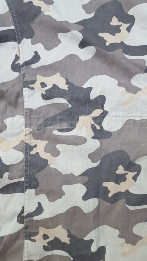 modified scarce Moz FADM Navy size 8 (XXL) previously damaged jacket converted into a "gillet" vest