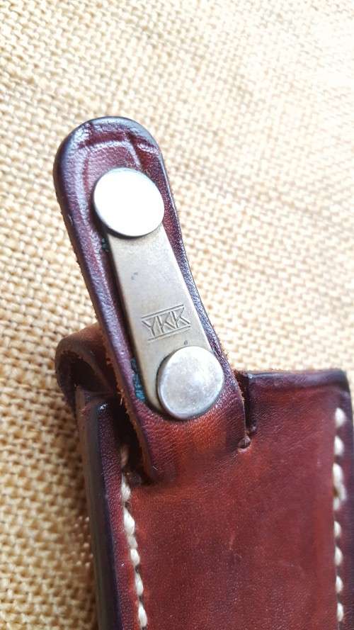 very good used condition leather original Gerber (short) boot knife sheath