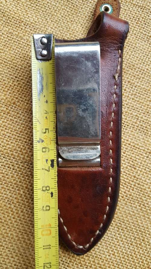 very good used condition leather original Gerber (short) boot knife sheath