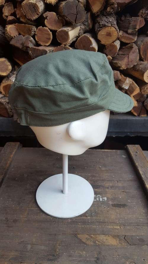 custom sewn REPRO olive green canvas cap - UNITA/ Terr/ Frelimo style (Freddy Greens) size 57/58/59