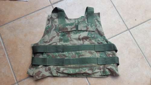 pre-1992 era SAP camo body armour cover (no ballistic panels incl.) with shotgun 12G ammo panel