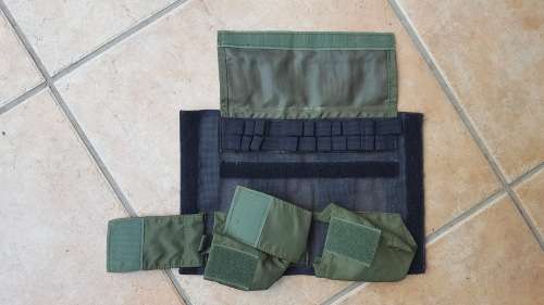 pre-1992 era SAP camo body armour cover (no ballistic panels incl.) with shotgun 12G ammo panel