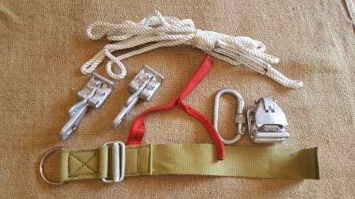 original 6 piece lot of period era SADF type Para Bn used equipment for kit jumps - great used clean