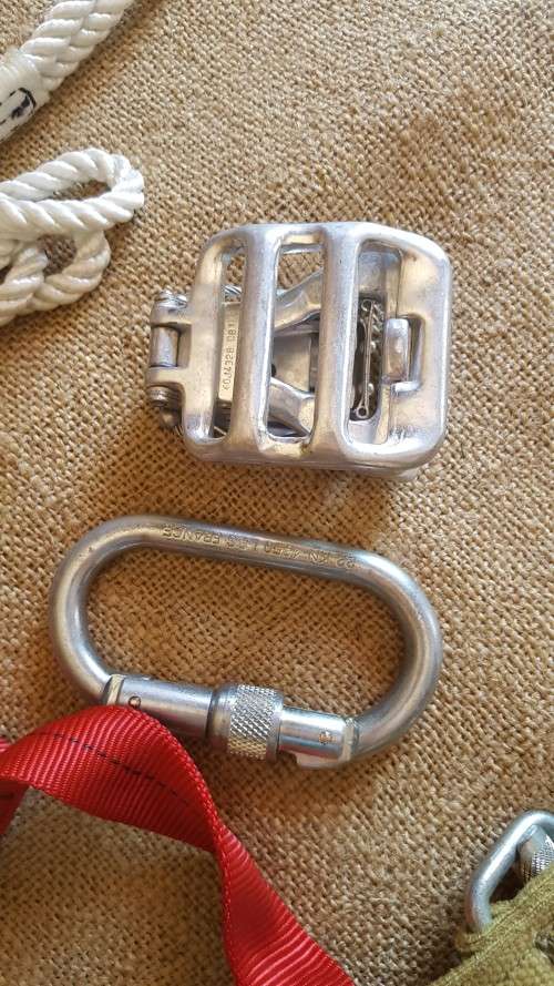 original 6 piece lot of period era SADF type Para Bn used equipment for kit jumps - great used clean