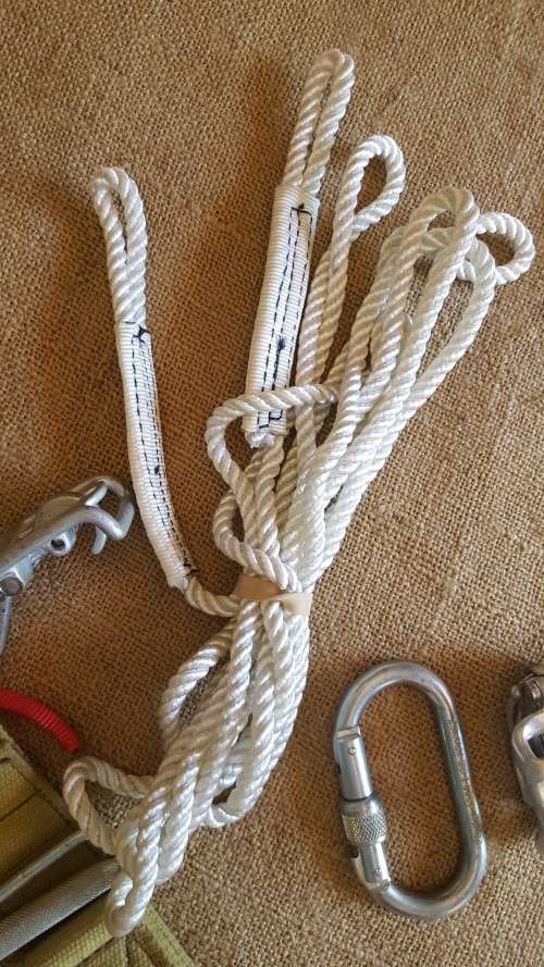 original 6 piece lot of period era SADF type Para Bn used equipment for kit jumps - great used clean